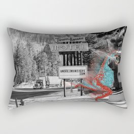 Unseen Monsters of Mount Shasta - Ukelt Anzilk Rectangular Pillow