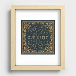Curiosity - secret to happiness Recessed Framed Print