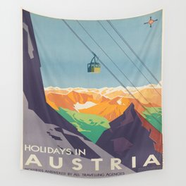 Vintage poster - Austria Wall Tapestry