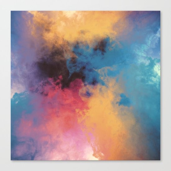 Golden Virus Canvas Print