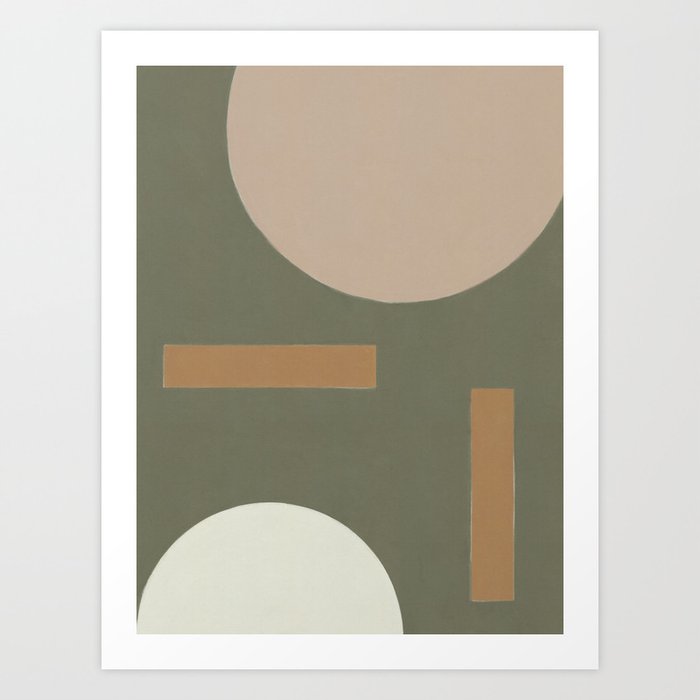 Geometric Shapes #3 Art Print