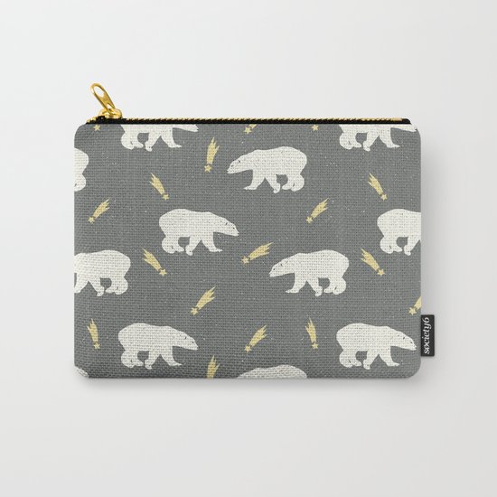Merry Christmas- Animal Polar bear - pattern Carry-All Pouch