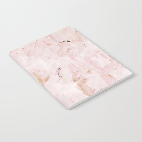 abstract-soft pink Notebook