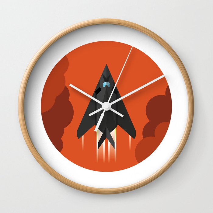 F-117 Nighthawk Wall Clock