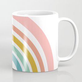 Simple Happy Rainbow Art Coffee Mug
