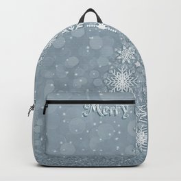 Snowflake X-Mas Tree - Silver 01 Backpack