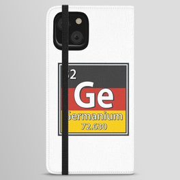 Germanium - Germany Flag German Science iPhone Wallet Case