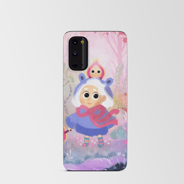 Pink nature Android Card Case