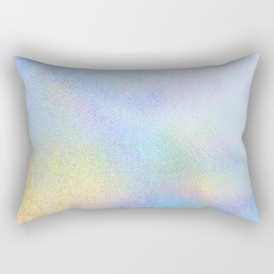 Holographic Iridescence Rectangular Pillow