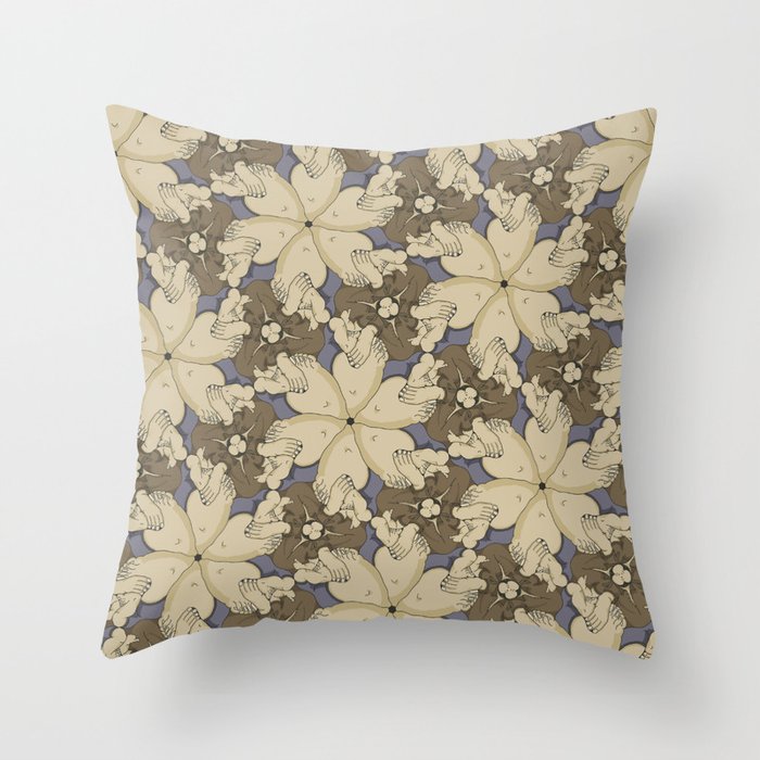 Alex Broadfoot tessellation Throw Pillow