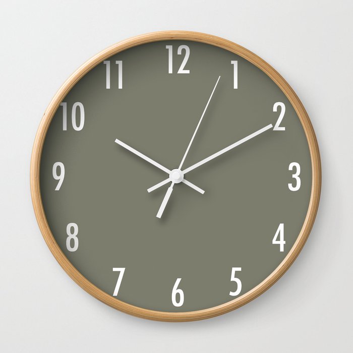 Olive Wall Clock