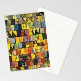 Paul Klee Once Emerged from the Gray of Night Stationery Card