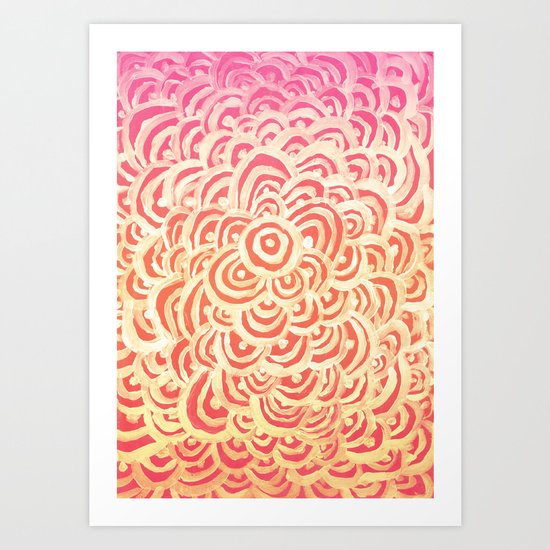Target Abstract Art Print
