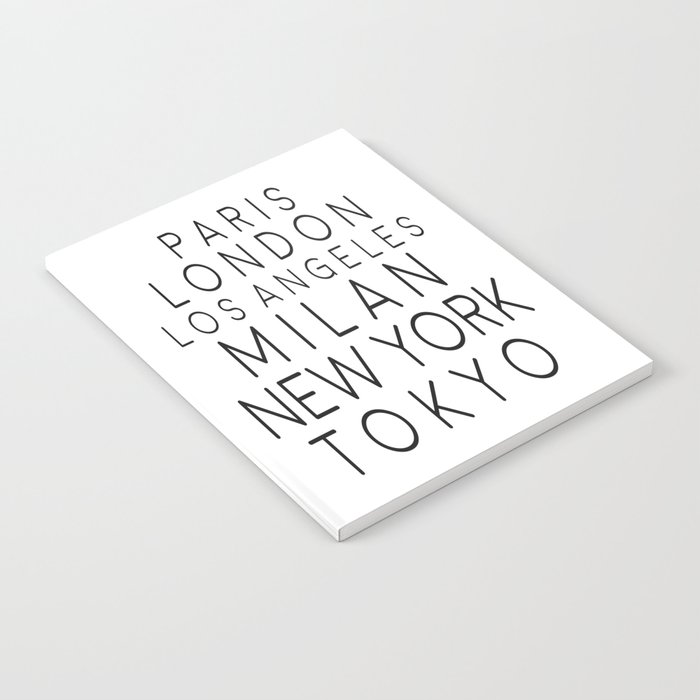 Paris London Los Angeles New York Tokyo Home Decor Fashion Print