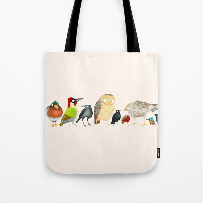 Woodland Bird Collection Tote Bag