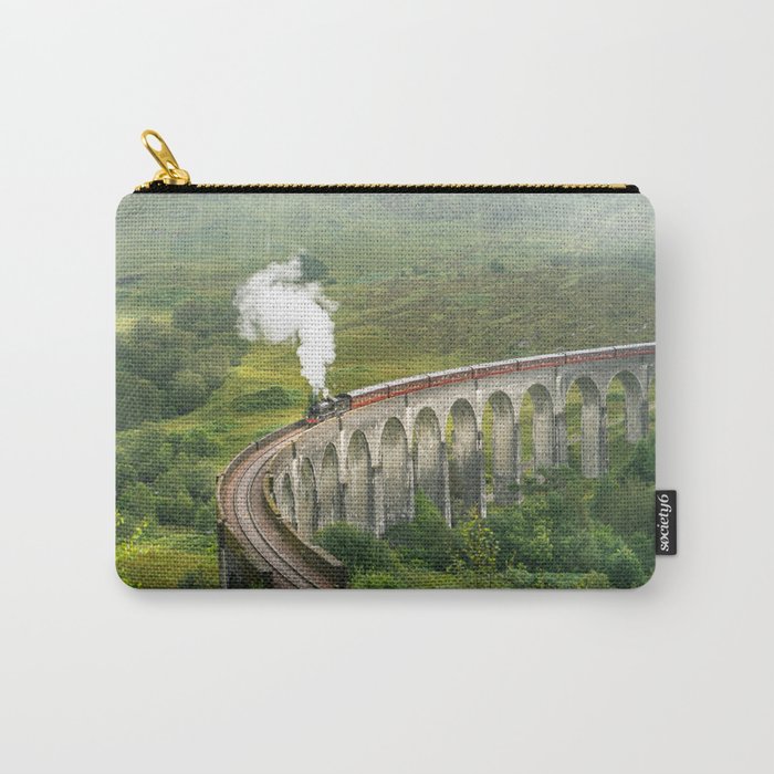 Hogwart Express steam engine in the scottish highlands Carry-All Pouch