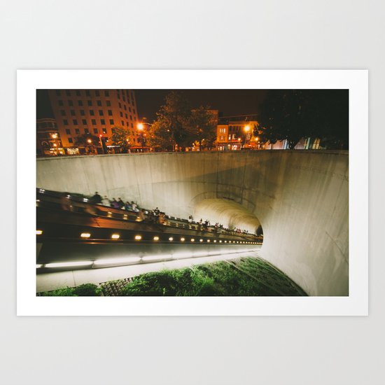 Going Down Art Print