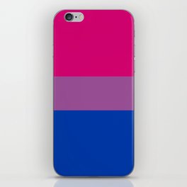 BiSexual pride flag colors iPhone Skin