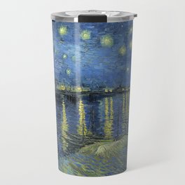 Starry Night Over the Rhone Travel Mug
