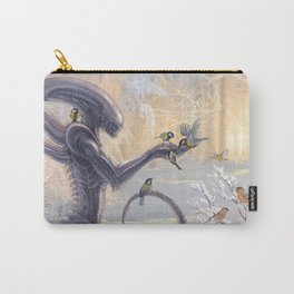 Xenomorph and birds Carry-All Pouch