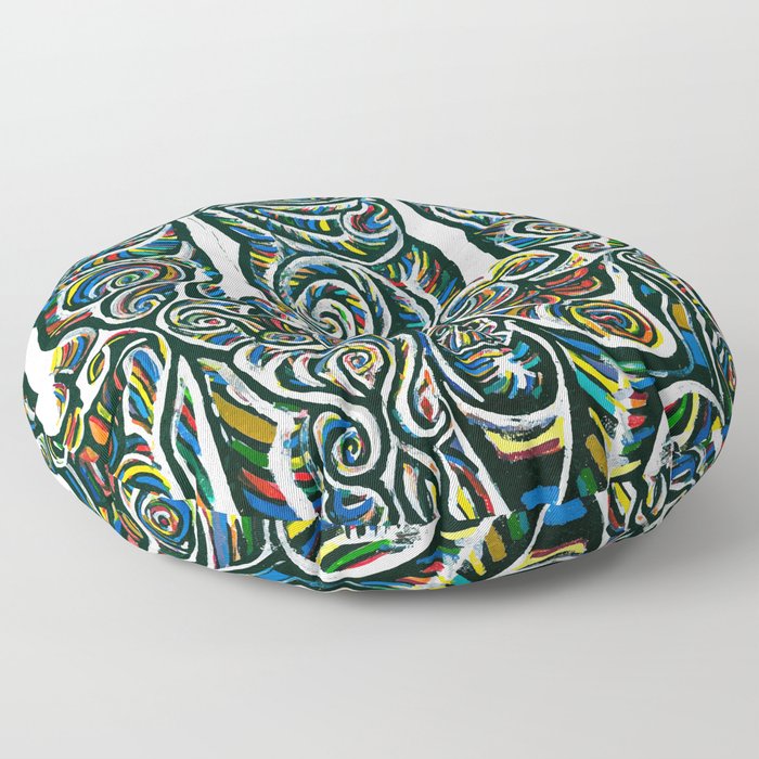 ABSTRACT PAINTING Floor Pillow