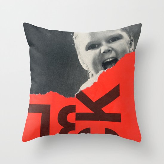 let it out Throw Pillow