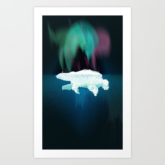 Polar Ice Art Print