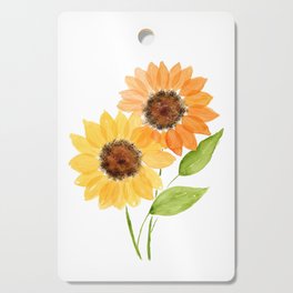 Pair of Sunflowers Cutting Board