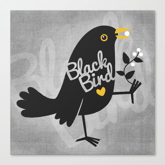BlackBird Canvas Print