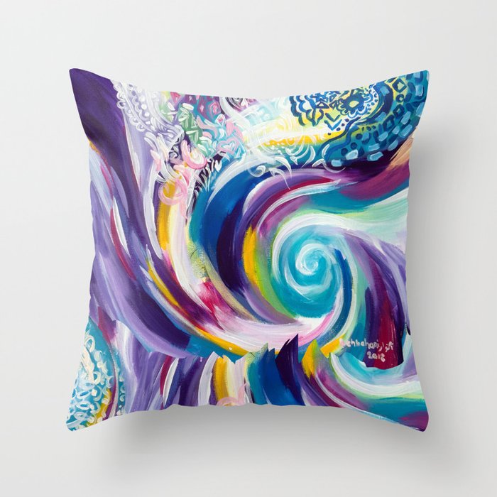 floral Throw Pillow