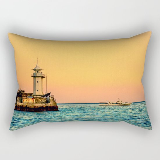 Old Lighthouse Rectangular Pillow