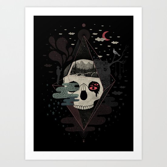 Happy Riddle Art Print