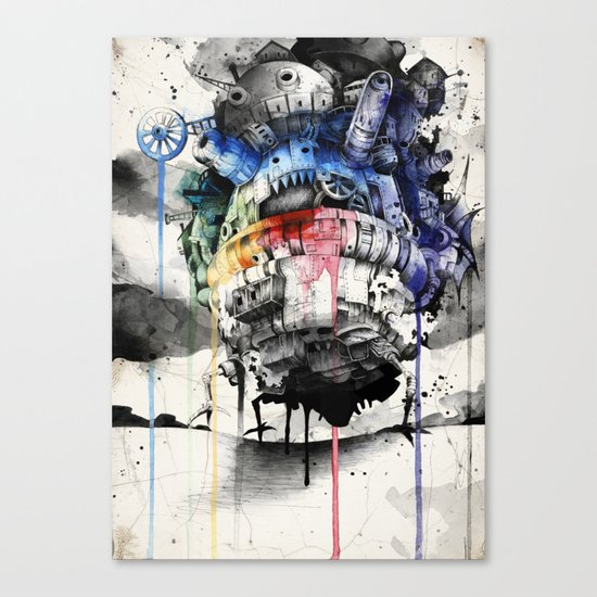 Howl's Moving Castle Canvas Print
