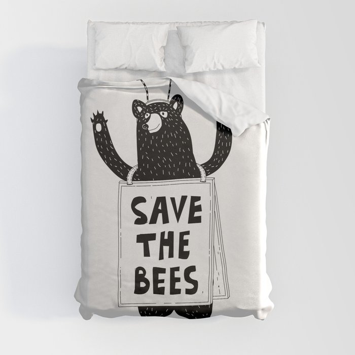 SAVE THE BEES Duvet Cover
