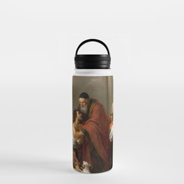 The Return of the Prodigal Son, 1670 by Bartolome Esteban Murillo Water Bottle