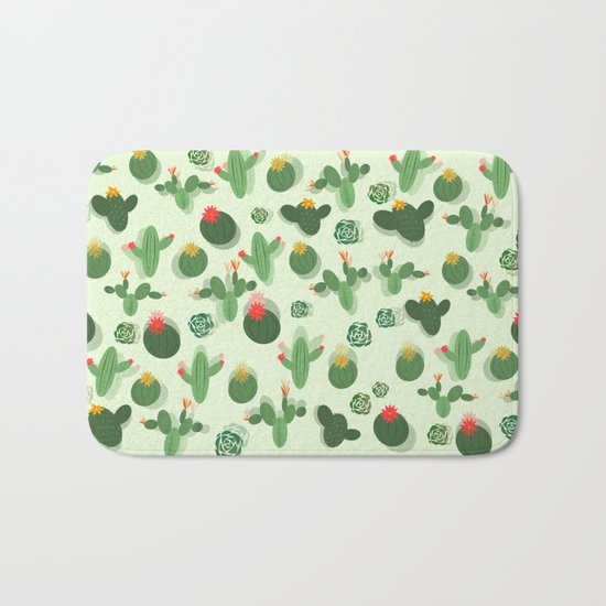 Succulent Bath Mat