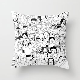 WHAT ARE YOU LOOKING AT? (England Ver.) Throw Pillow