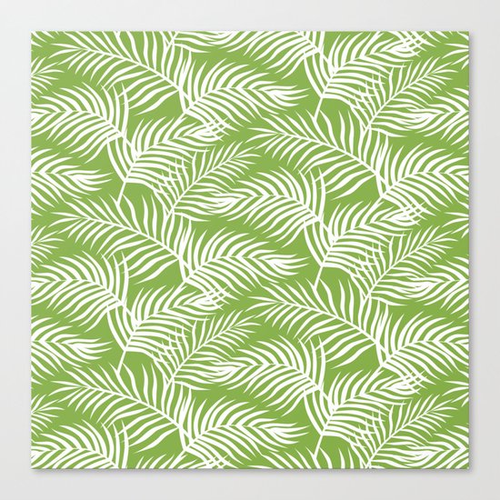 Palm Leaves_Greenery Canvas Print