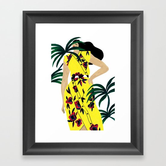 Proenza Schouler Spring 2017 Framed Art Print