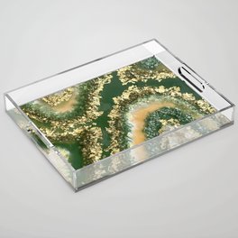 Geode Resin Art Acrylic Tray