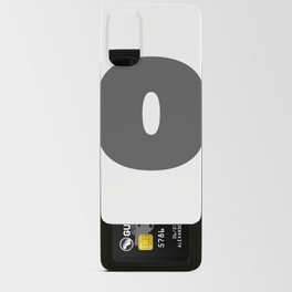o (Grey & White Letter) Android Card Case