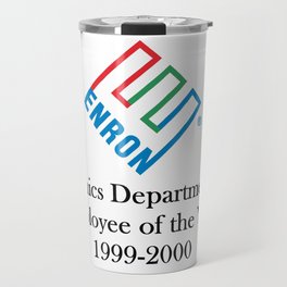 Enron ethics department satire/ parody Travel Mug