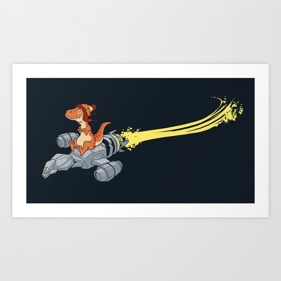 Fireflying Art Print