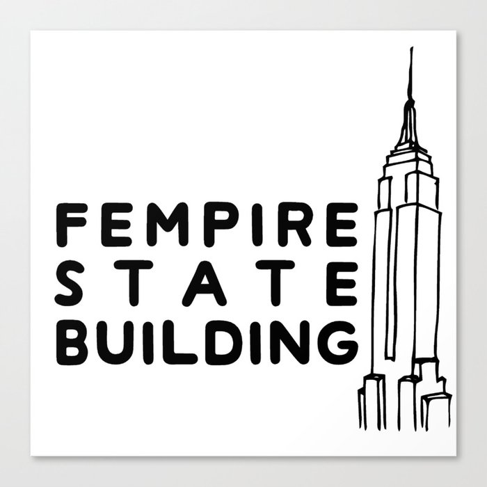 Fempire State Building Canvas Print