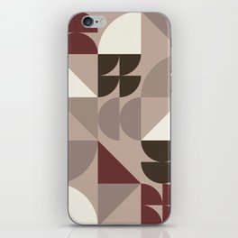 Geometrical modern classic shapes composition 24 iPhone Skin