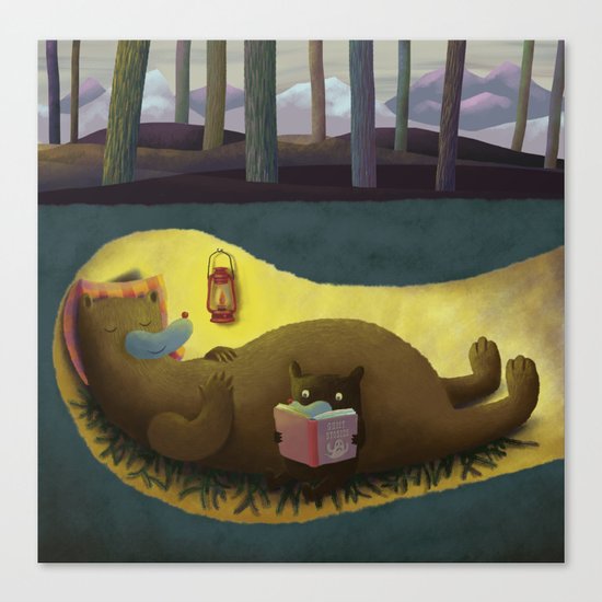 Hibernation Time Canvas Print