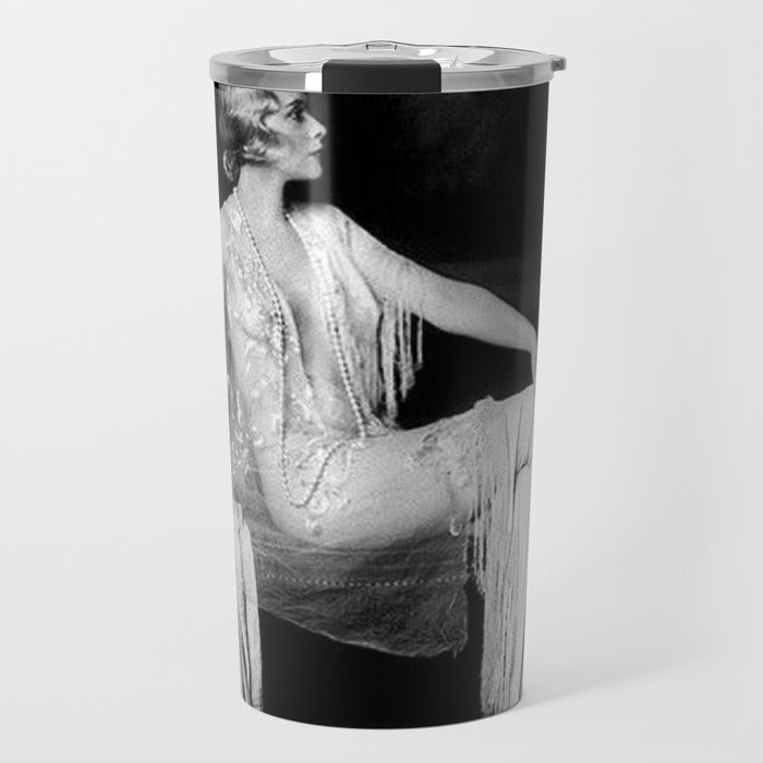Muriel Finlay, Ziegfeld Follies Jazz Age black and white photograph Travel Mug