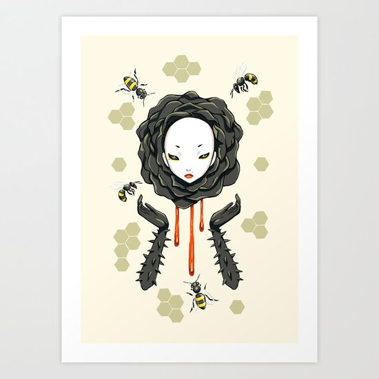 Honey Art Print