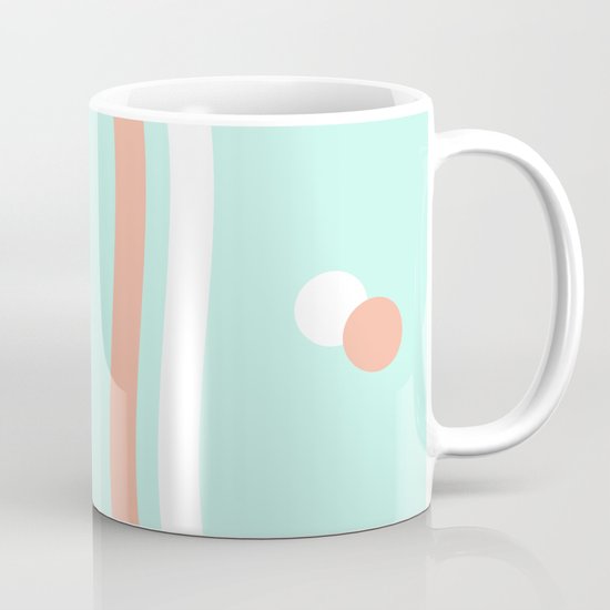 Turquoise & Coral (1) Mug