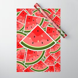 Tropical Watermelon Pattern Wrapping Paper